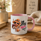Highland Cow Wine Lover Mug "Oh FFS! Wine Again?" Oh FFS! Wine Again? 325ml Ceramic Coffee Mug – Cute Highland Cow in Leopard Bathrobe, Bow & Sunglasses holding Red Wine Glass | Funny Gift | Fast Dispatch by UK Seller (M3389)