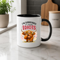 Funny Mug Facepalm Highland Cow "I'm Surrounded by Fucking Idiots" Coffee Mug - Sarcastic Farm Animal Ceramic Tea Cup with Sunflower Crown Relatable Meme Quote Gift | Available in Multicolours | Fast Dispatch by UK Seller (M1210)