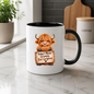 Grumpy Mug But Gorgeous Highland Cow Ceramic Coffee Mug – Funny Sassy Farm Animal Wooden Sign Quote Tea Cup Gift 350ml | Available in Multicolours | Fast Dispatch by UK Seller (M1227)