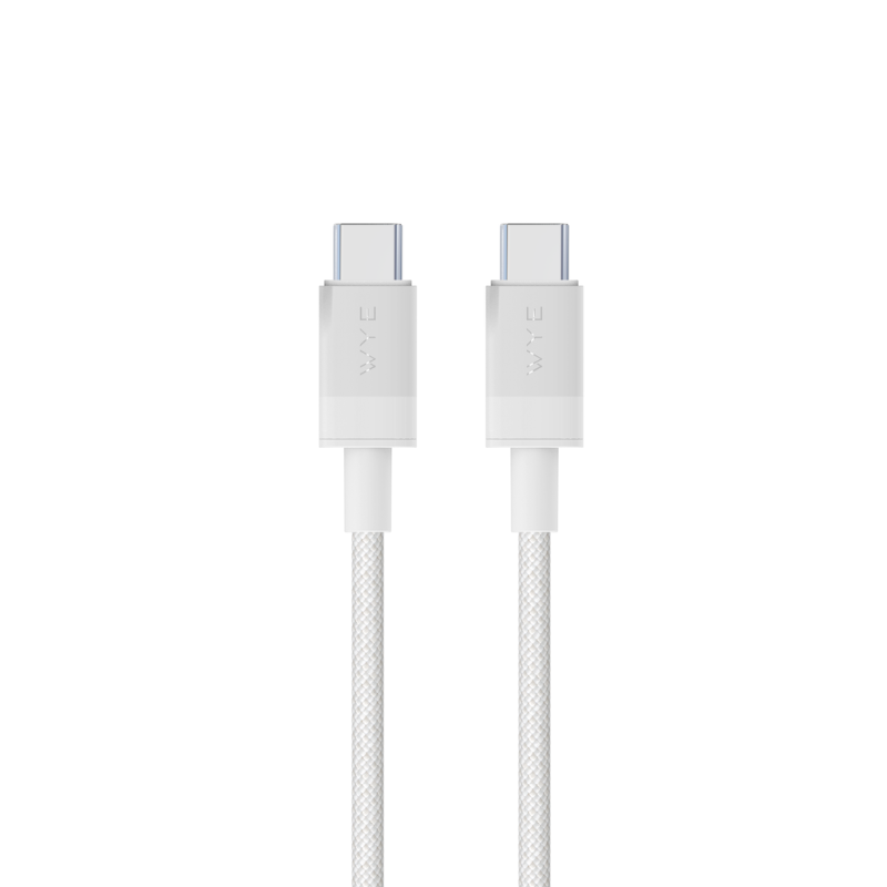 240W Braided Ultra Fast USB-C to USB-C Cable 1m | High-Power PD Data Sync Lead for Laptops & Mobiles