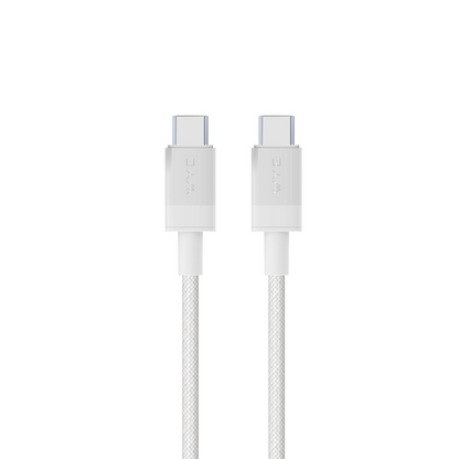 240W Braided Ultra Fast USB-C to USB-C Cable 1m | High-Power PD Data Sync Lead for Laptops & Mobiles