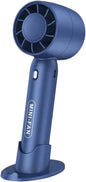 Portable Handheld Fan, Mini Handheld Fan USB Charging Portable Handheld Fan Cooling Fan Cool Ambient Light(Blue)