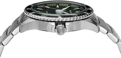 Emporio Armani Watch for Men, Quartz Three Hand Date Movement and 42mm Case Size with Stainless Steel Strap