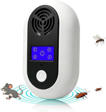 Pack of 4 Ultrasonic Pest Repeller Plug in for Home Garage Pet Safe Rodent Repellent Effective Mice Repellent & Rat Deterrent Electronic Mouse Repellent for Indoor Insect Repellent Control