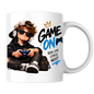Gamer Mug "Game On" 325ml Ceramic Coffee Tea Cup – Cool Boy Graphic, Headphones, Controller & Slogan Novelty Gift for Gamers, Teens, Birthday – Fast Dispatch by UK Seller (M3502)