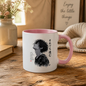 Inspirational Anime Boy Mug "EVEN IN The Darkest Days I Keep Moving Forward" Rain & Ink Splash 325ml Ceramic Coffee Mug – Aesthetic Resilience Tea Cup With Japanese Kanji Graphic Gift | Available in Multicolours | Fast Dispatch by UK Seller (M3048)
