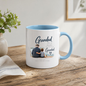 Family Mug "Grandad SOME OF THE BEST MEMORIES ARE MADE WITH" Sentimental Grandpa 325ml Ceramic Coffee Mug – Heartwarming Grandad Tea Cup with Grandfather & Grandchild Lake Scene Graphic Gift | Available in Multicolours | Fast Dispatch by UK Seller (M3016)