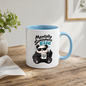 Sarcastic Mug "MENTALLY SOMEWHERE ELSE" Cool Panda 325ml Ceramic Coffee Mug Novelty Panda Tea Cup with Sunglasses, Middle Finger & "LEAVE ME ALONE" Mug Graphic Gift | Available in Multicolours | Fast Dispatch by UK Seller (M3088)