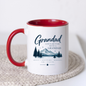 Family Mug "Grandad LIFE'S BETTER With A Grandad" Sentimental Grandpa 325ml Ceramic Coffee Mug – Heartwarming Grandad Tea Cup with Mountain Landscape Pine Trees Graphic Gift | Available in Multicolours | Fast Dispatch by UK Seller (M3022)