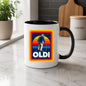 Funny Mug "OLDI" Retro Old Age Joke Coffee Cup 350ml Ceramic Novelty Mug, Male Female Grandad Grandma Design, Humorous Gift for Dad Mum Grandpa Nanny, 50th 60th 70th 80th Birthday Christmas Secret Santa | Fast Dispatch by UK Seller (M1046)