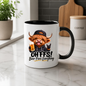 Highland Cow Beer Lover Mug "Oh FFS! Beer Fixes Everything" Oh FFS! Beer Fixes Everything 325ml Ceramic Coffee Mug – Cute Highland Cow in Hoodie & Cap Holding Pint Glass with Rock On Sign | Funny Gift | Fast Dispatch by UK Seller (M3390)