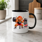 Gym Mug "Squat Sweat Smile Repeat Highland Cow" Squat Sweat Smile Repeat 325ml Ceramic Coffee Mug – Muscular Highland Cow Squatting Heavy Barbell In Headband Tank Top Gym Fitness Gift | Available in Multicolours | Fast Dispatch by UK Seller (M3276)