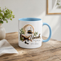 Personalised Umrah Mubarak Mug 325ml Ceramic Coffee Tea Cup – Custom Name, Holy Kaaba, Open Quran & Tasbih Prayer Beads Islamic Pilgrimage Gift for Family, Friends, Hajj Celebration – Fast Dispatch by UK Seller (M3489)