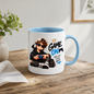 Gamer Mug "Game On" 325ml Ceramic Coffee Tea Cup – Cool Boy Graphic, Headphones, Controller & Slogan Novelty Gift for Gamers, Teens, Birthday – Fast Dispatch by UK Seller (M3502)