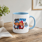 Winter Besties Highland Cows Mug "OH FFS! Same Idiots Different Adventures!" Oh Ffs! Same Idiots Different Adventures! 325ml Ceramic Coffee Mug –Cute Highland Cows in Bobble Hats with Mugs & Scarves | Funny Bestie Gift | Fast Dispatch by UK Seller (M3372)