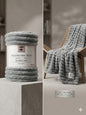 Cotton Jacquard Mink Throw Double size Blanket 150x200 cm UK