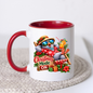 Tropical Christmas Mug "Christmas Mode ON Cool Bird" 325ml Ceramic Coffee Mug – Funny Tropical Christmas Bird in Hawaiian Shirt Sunglasses Straw Hat Relaxing On Deck Chair Holiday Gift | Available in Multicolours | Fast Dispatch by UK Seller (M3270)