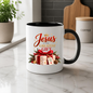 Christmas Mug "Jesus Is The Greatest Gift John 3:16" Jesus Is The Greatest Gift 325ml Ceramic Coffee Mug – Festive Christian Typography Mug With Gift Box Crown Holiday Gift | Available in Multicolours | Fast Dispatch by UK Seller (M3317)
