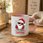 Cool Mug "Stay Jolly It's Christmas" Santa Ceramic Coffee Mug – Funny Holiday Tea Cup with Sunglasses & Thumbs Up Gift 350ml | Available in Multicolours | Fast Dispatch by UK Seller (M1235)