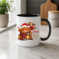 Christmas Mug "Jesus Is My Hope Highland Cow" Jesus Is My Hope Highland Cow 325ml Ceramic Coffee Mug – Festive Highland Coo Mug with Santa Hat Wooden Cross Lantern Christian Holiday Gift | Available in Multicolours | Fast Dispatch by UK Seller (M3305)