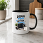 Tech Mug "Debug Today For A Better Tomorrow" Debug Today For A Better Tomorrow 325ml Ceramic Coffee Mug – Developer Desk Mug with Laptop Code, Smartphone & Plan Code Test Repeat Notepad | IT Gift | Fast Dispatch by UK Seller (M3331)