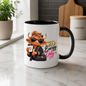 Boss Lady Mug "CEO Energy Only Highland Cow" CEO Energy Only Highland Cow 325ml Ceramic Coffee Mug – Glamorous Girl Boss Tea Cup with Sunglasses Leopard Headband Coffee Graphic Gift | Available in Multicolours | Fast Dispatch by UK Seller (M3194)