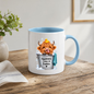 Novelty Mug "Happiness Comes in Bubbles" Highland Cow Ceramic Coffee Mug – Cute Bubble Bath Farm Animal with Rubber Duck & Tongue-Out Tea Cup Gift | Available in Multicolours | Fast Dispatch by UK Seller (M1225)