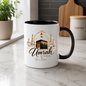 Personalised Umrah Mubarak Mug 325ml Ceramic Coffee Tea Cup – Custom Name, Golden Kaaba & Masjid Al-Haram Architecture Religious Pilgrimage Gift for Family, Friends, Hajj, Umrah Celebration – Fast Dispatch by UK Seller (M3484)