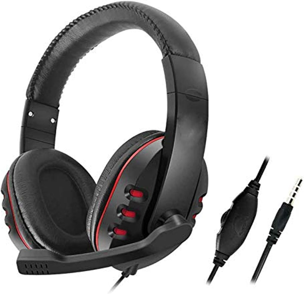 Stereo Video Gaming Headset, Compatible With Xbox One Ps4 Nintendo Switch, Pc Mic & Headphones, Headset Game Earphones With Microphone Volume Control, Comfortable Wired Headset