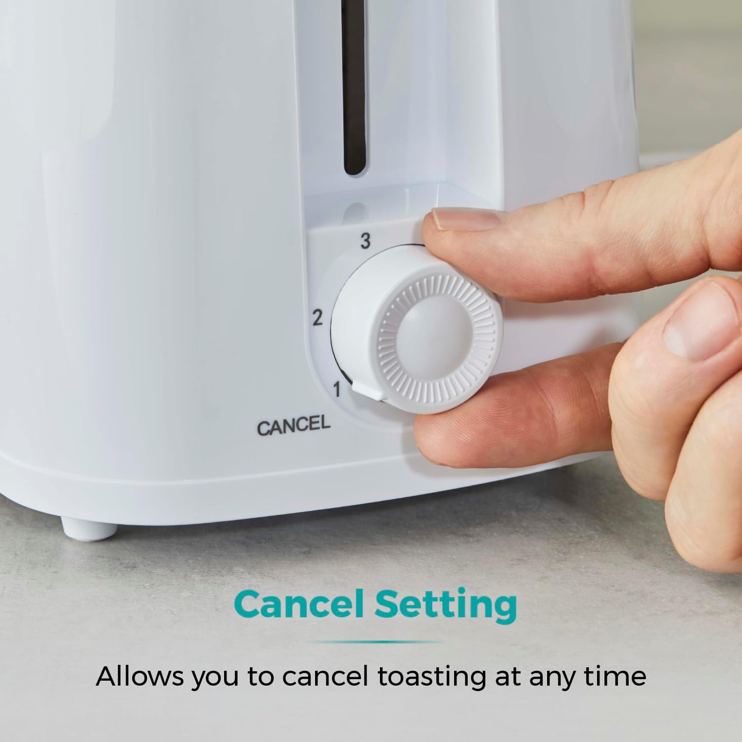 Tower PT20087WHT 2-Slice Toaster with 6 Browning Levels, Cancel Setting, Removable Crumb Tray, 650W, Black