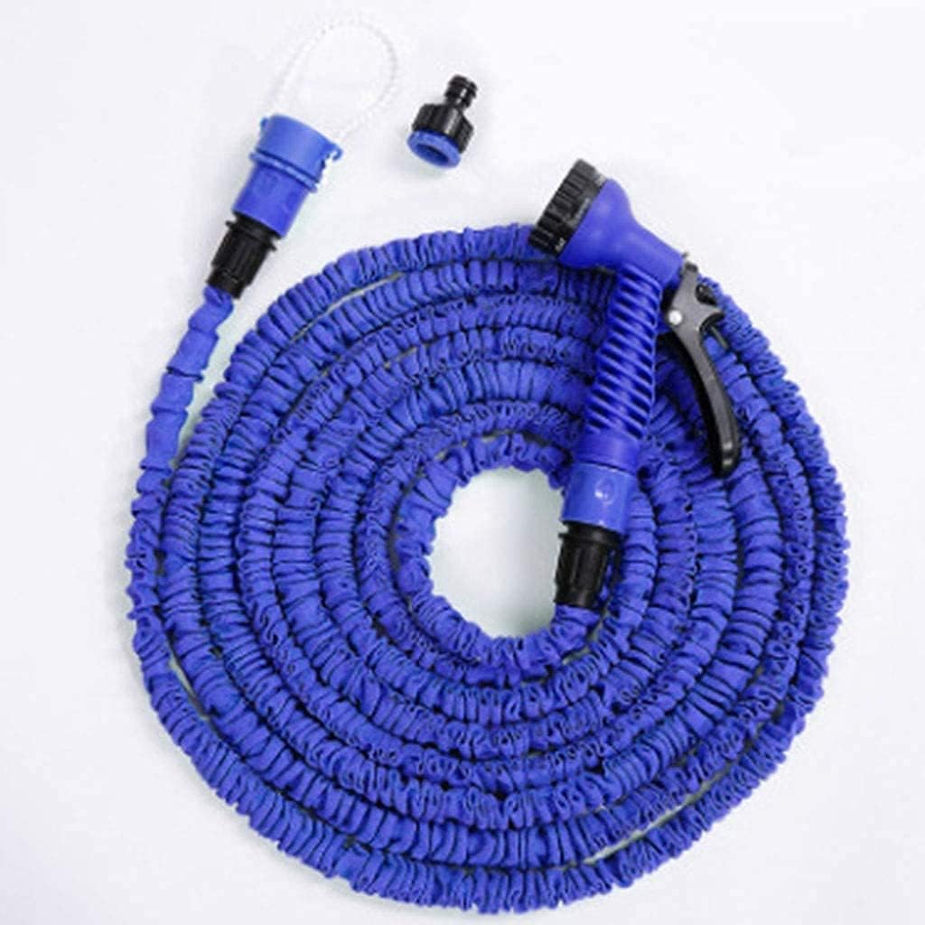 100ft Garden Hose Pipe 3 Times Expanding Flexible Light Weight Hose Pipes Reel with 7 Prayer for Washing Car/Watering Flowers/Vegetables/Cleaning Windows Car Wash Hose