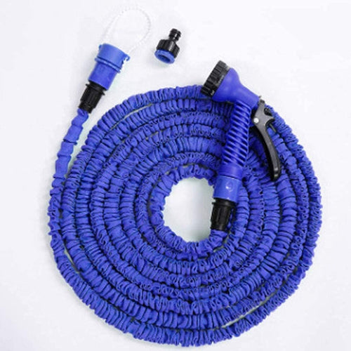 100ft Garden Hose Pipe 3 Times Expanding Flexible Light Weight Hose Pipes Reel with 7 Prayer for Washing Car/Watering Flowers/Vegetables/Cleaning Windows Car Wash Hose