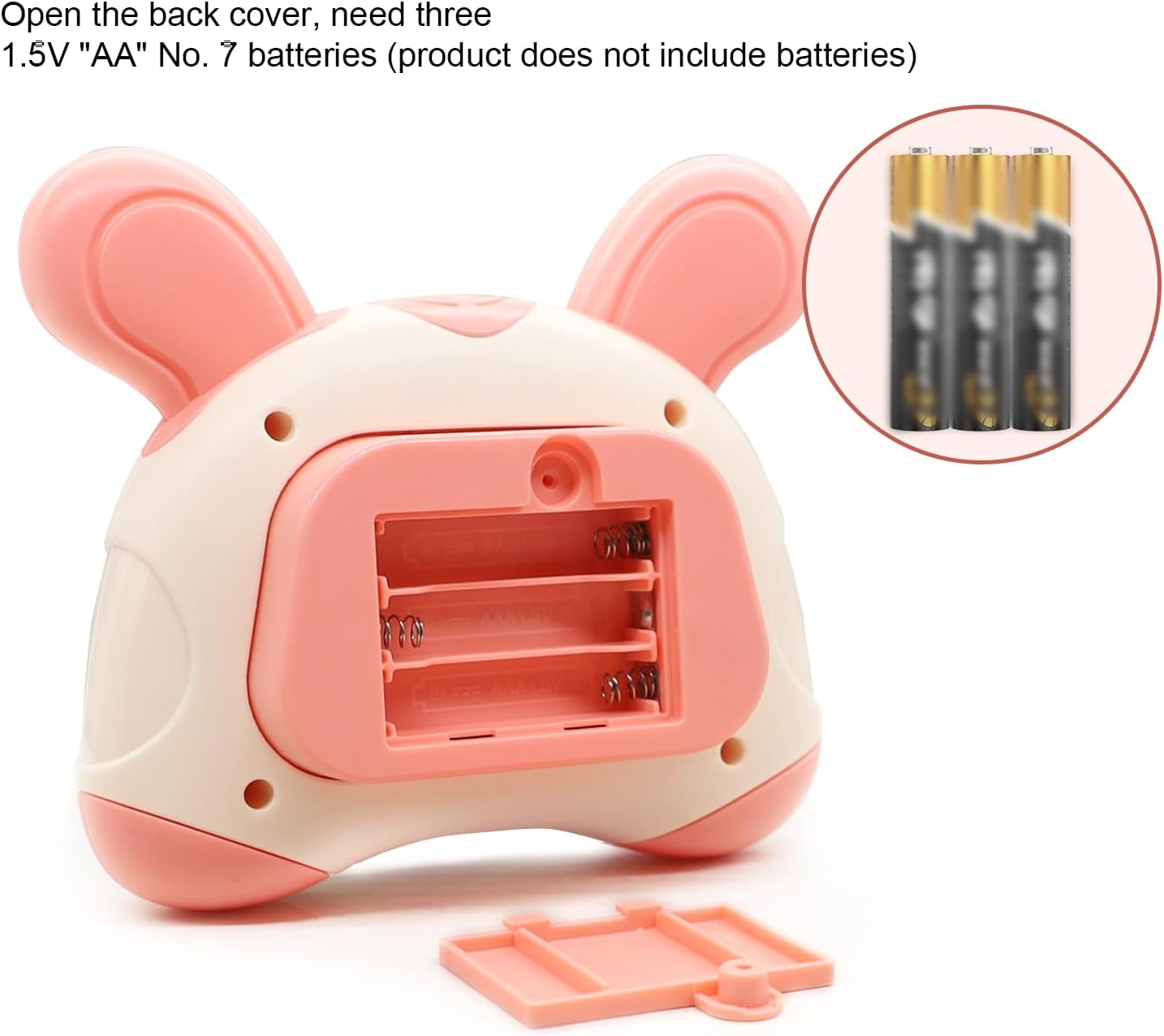 Pop Game Light Up Fidget Toy, Quick Push Console, Whack a Mole Game, Decompression Breakthrough Puzzle Pop Machine, Multiple Modes Toy for 3+ Years (pink)