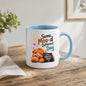 Humorous Mug "Same Moo-d Different Day" Highland Cow 325ml Ceramic Coffee Mug Funny Sassy Tea Cup with Still Fabulous Sign, Sun & Hearts Gift | Available in Multicolours | Fast Dispatch by UK Seller (M1287)