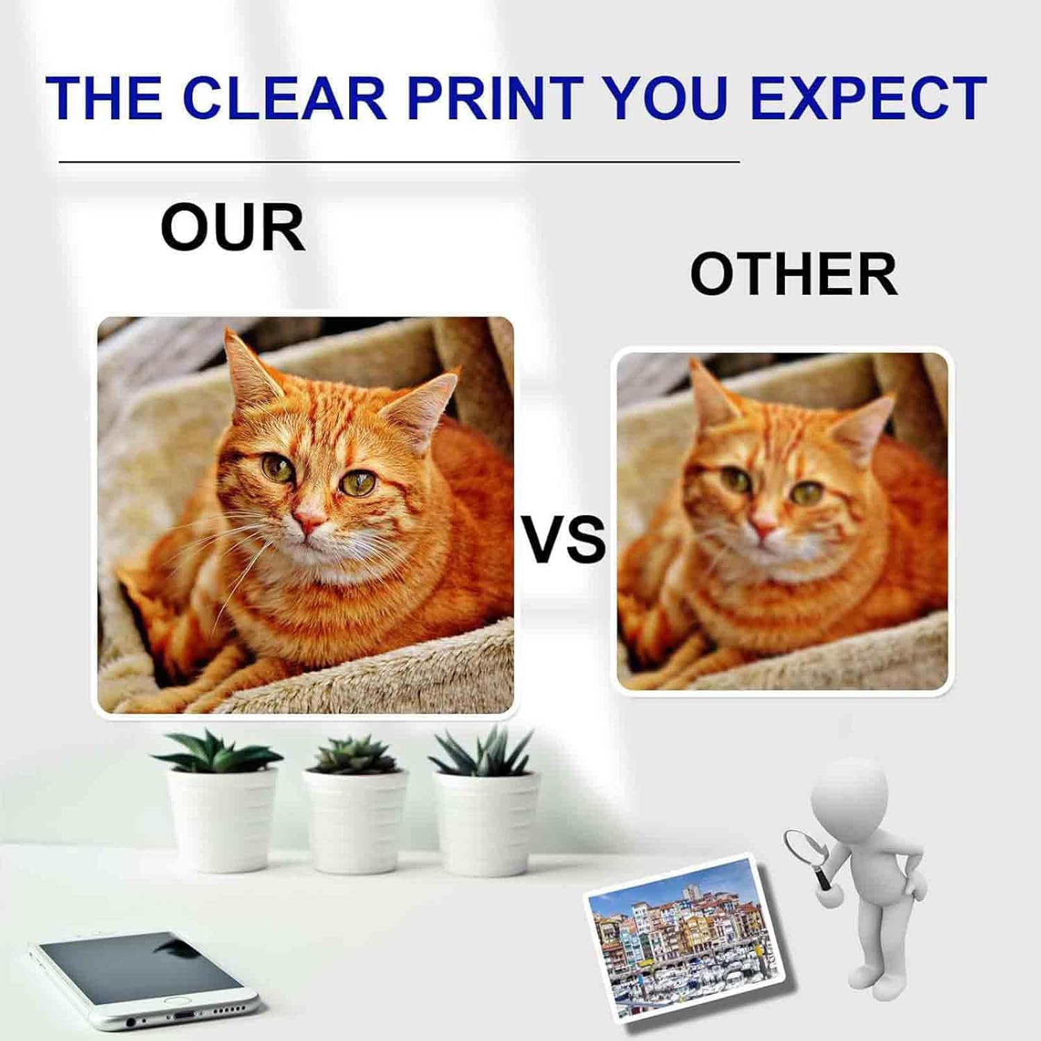 High Capacity 207A Toner Cartridge Set, Toner Replacement for HP COLOR LASER-JET PRO Printer, Can Add Ink,Black