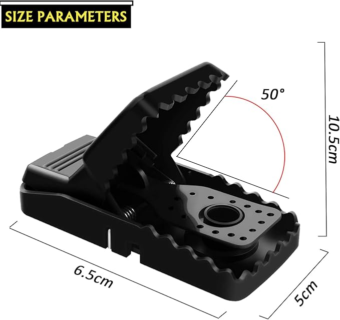 Mouse Traps Mice Traps, 6 Pack Mouse Traps For Indoors That Kill Instantly, Rodent Trap, Mice Kill Mouse Control