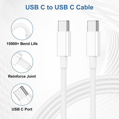 Woox GaN 20W USB-C Power Delivery Wall Charger with Type-C to Type-C Cable – Model MX0250
