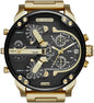 Diesel Mr. Daddy Watch for Men, Quartz Multifunctional Movement with Stainless Steel Strap