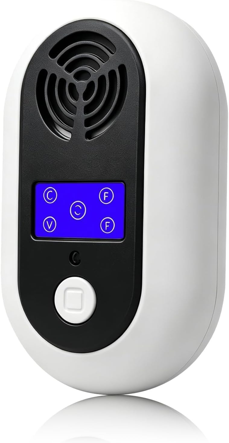 Pack of 4 Ultrasonic Pest Repeller Plug in for Home Garage Pet Safe Rodent Repellent Effective Mice Repellent & Rat Deterrent Electronic Mouse Repellent for Indoor Insect Repellent Control