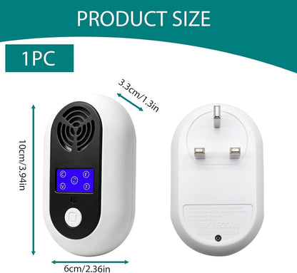 Pack of 4 Ultrasonic Pest Repeller Plug in for Home Garage Pet Safe Rodent Repellent Effective Mice Repellent & Rat Deterrent Electronic Mouse Repellent for Indoor Insect Repellent Control