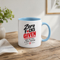 Funny Sweary Typography Mug "Zero F*CKS GIVEN And I'M Still A Nice Person" 325ml Ceramic Coffee Mug – Hilarious Sarcastic Work Cup & Sassy Slogan Graphic Gift | Available in Multicolours | Fast Dispatch by UK Seller (M3058)