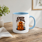 Halloween Mug "CREEP IT Real" Pumpkin Stack 325ml Ceramic Coffee Mug – Novelty Autumn Tea Cup with Jack-o'-Lantern Trio & Graveyard Graphic Gift | Available in Multicolours | Fast Dispatch by UK Seller (M3073)