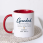 Grandad Mug "Grandad FIXER OF THINGS TELLER OF GREAT STORIES SIMPLY THE BEST" Sweet Grandpa 325ml Ceramic Coffee Mug Heartwarming Grandad Tea Cup with Gold Heart Graphic Gift | Available in Multicolours | Fast Dispatch by UK Seller (M3023)