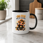 New Year Highland Cow Mug "Oh FFS! New Year, Same Mess" Oh FFS! New Year, Same Mess 325ml Ceramic Coffee Mug – Cute Highland Cow with Champagne, Star Glasses, Tutu & Confetti | Funny New Year Gift | Fast Dispatch by UK Seller (M3365)