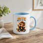 New Year Highland Cow Mug "Oh FFS! New Year, Same Mess" Oh FFS! New Year, Same Mess 325ml Ceramic Coffee Mug – Cute Highland Cow with Champagne, Star Glasses, Tutu & Confetti | Funny New Year Gift | Fast Dispatch by UK Seller (M3365)