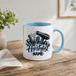 Personalised Mug "Hairstylist" Custom Name Hairdresser Coffee Cup 350ml Ceramic, Male Female Barber Hair Salon Design, Pink Floral Blue Hair Tools, Gift for Stylist Beautician Colleague, Birthday Christmas Secret Santa | Fast Dispatch by UK Seller (M1196)