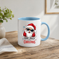 Cool Mug "Stay Jolly It's Christmas" Santa Ceramic Coffee Mug – Funny Holiday Tea Cup with Sunglasses & Thumbs Up Gift 350ml | Available in Multicolours | Fast Dispatch by UK Seller (M1235)