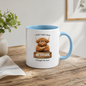 Funny Mug Grumpy Highland Cow "I Don't Need Your Attitude" Coffee Mug - Sarcastic Farm Animal Ceramic Tea Cup with Crossed Arms & Wooden Sign Quote Gift | Available in Multicolours | Fast Dispatch by UK Seller (M1208)