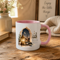 Islamic Mug "Allah The One And Only" Allah The One And Only 325ml Ceramic Coffee Mug – Elegant Arabic Calligraphy, Glowing Lantern & Mosque Archway Artwork | Islamic Spiritual Gift | Fast Dispatch by UK Seller (M3479)