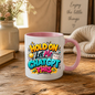 Highland Cow AI Tech Mug "Hold On Let Me ChatGPT This" Hold On Let Me ChatGPT This 325ml Ceramic Coffee Mug – Vibrant Tech Slogan Typography with Lightbulb & Coffee Cup Graphics | Funny Gift | Fast Dispatch by UK Seller (M3395)